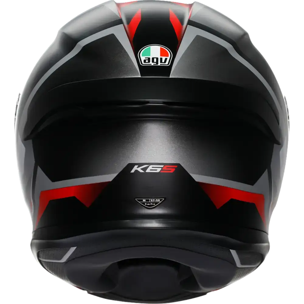 AGV K6 S Helmet - Karve - Matte Black/White/Red - Small 2118395002-025-S