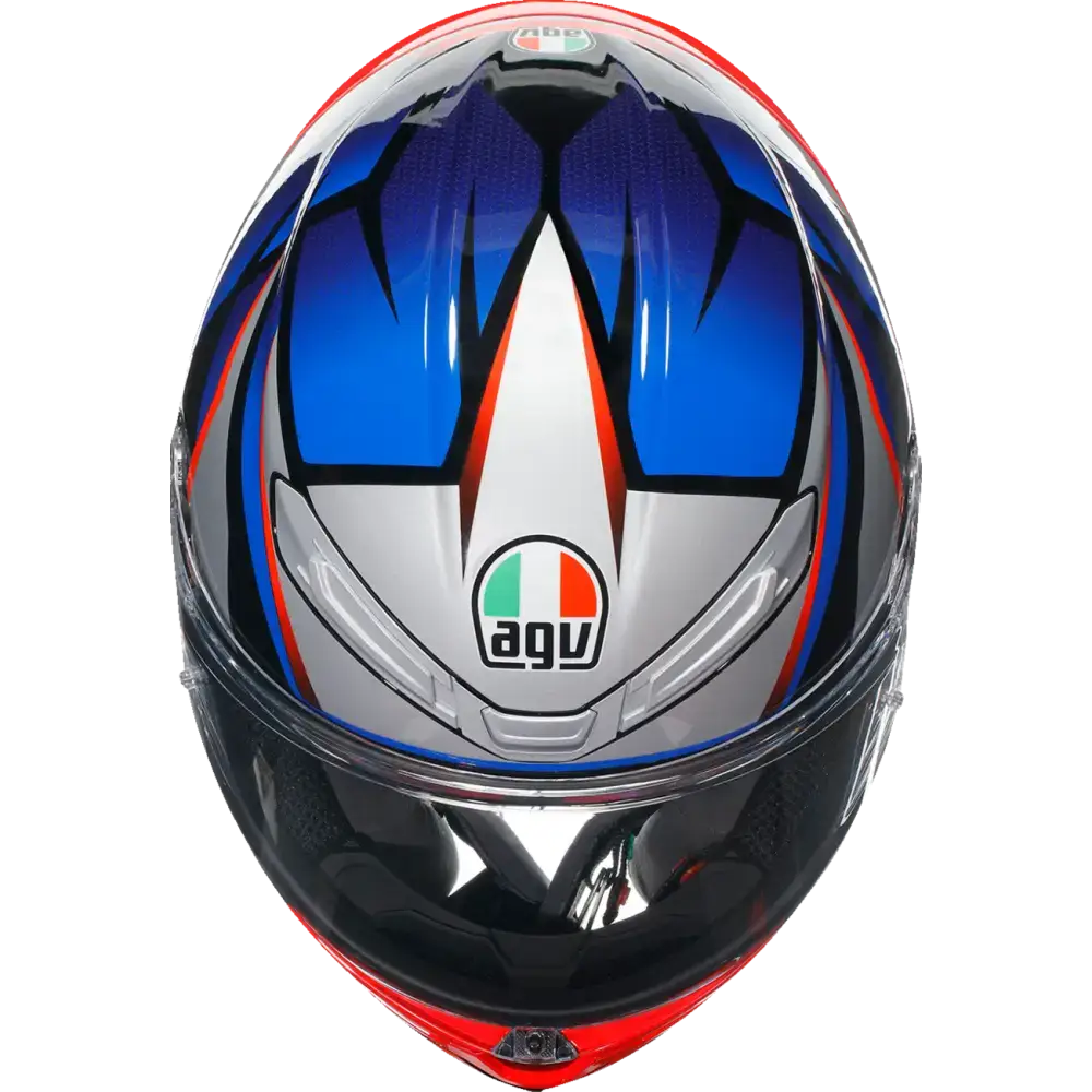 AGV K6 S Helmet - Slashcut - Black/Blue/Red - Small 2118395002015S
