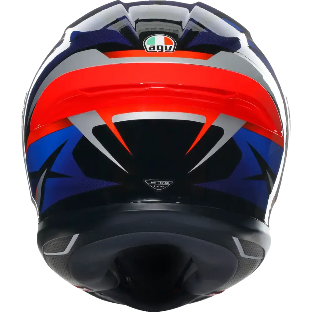 AGV K6 S Helmet - Slashcut - Black/Blue/Red - Small 2118395002015S