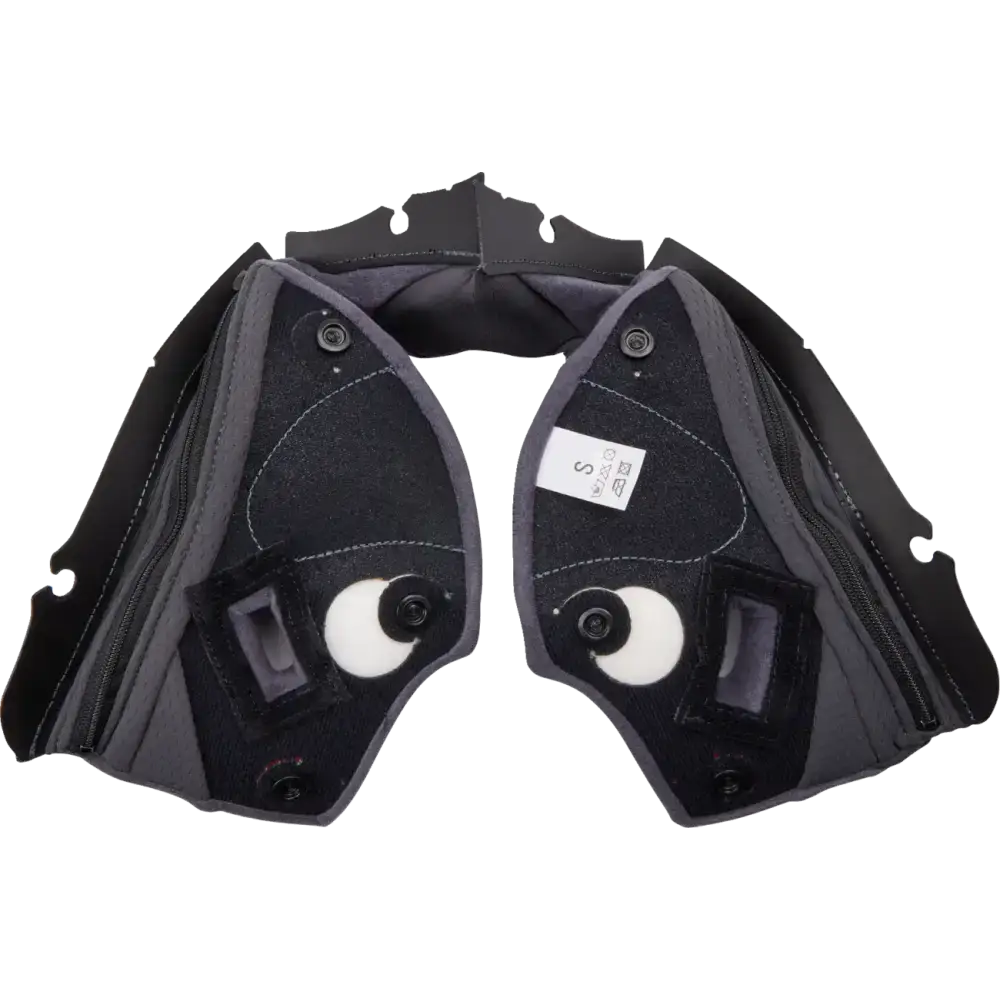 AGV Pista GP RR Cheek Pads - Gray/Yellow - Small 2018500056499S