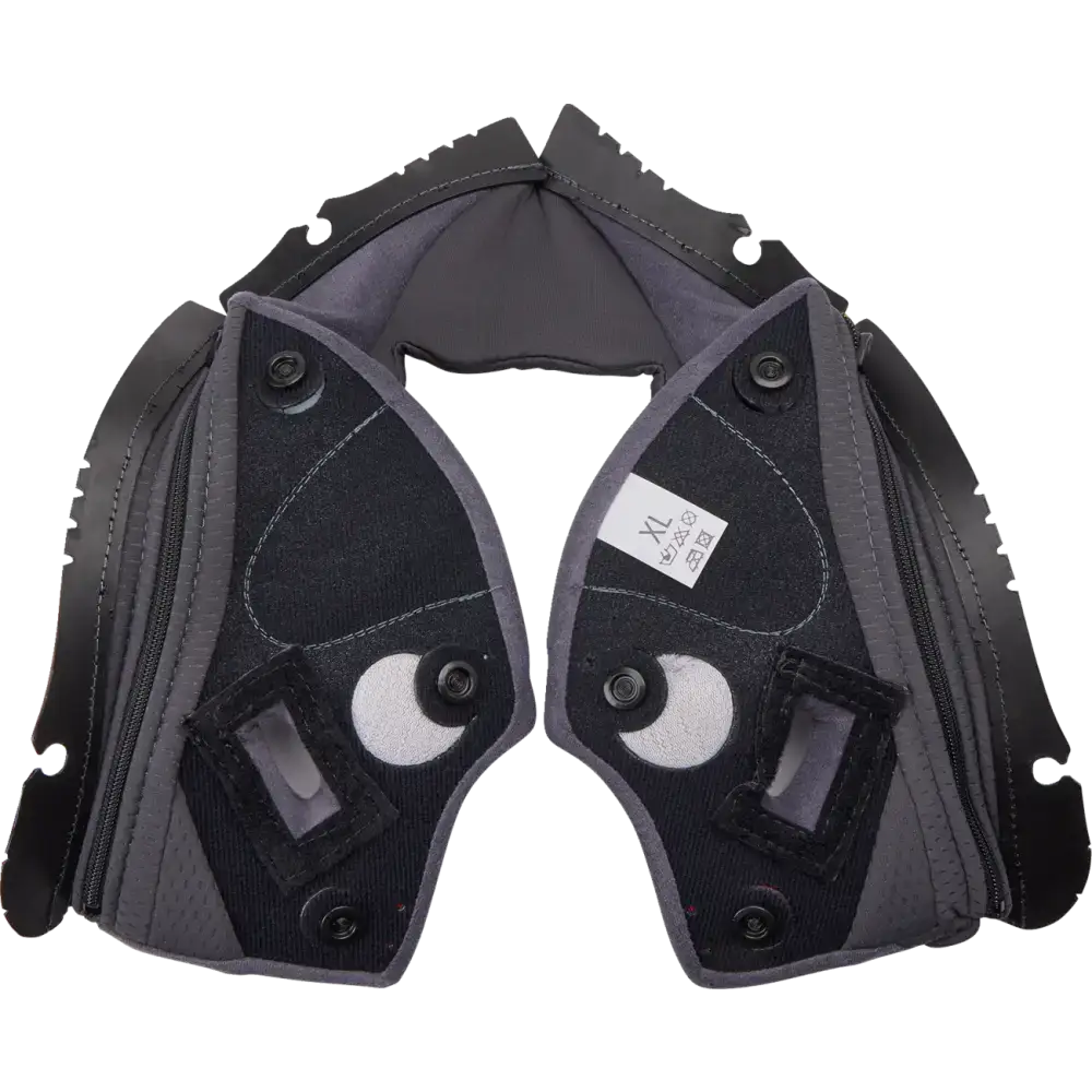 AGV Pista GP RR Cheek Pads - Gray/Cyan - XL 201850005623GXL