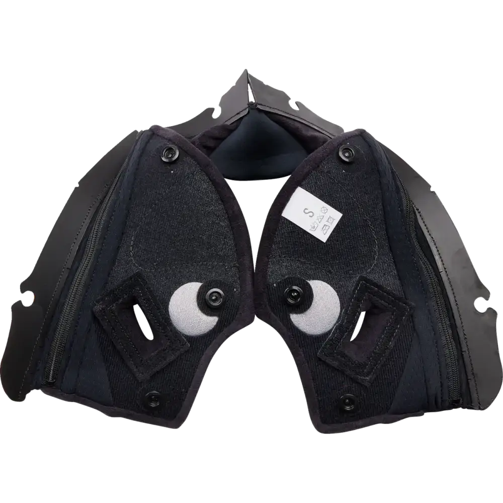 AGV Pista GP RR Cheek Pads - Black/Red - Small 2018500056606S