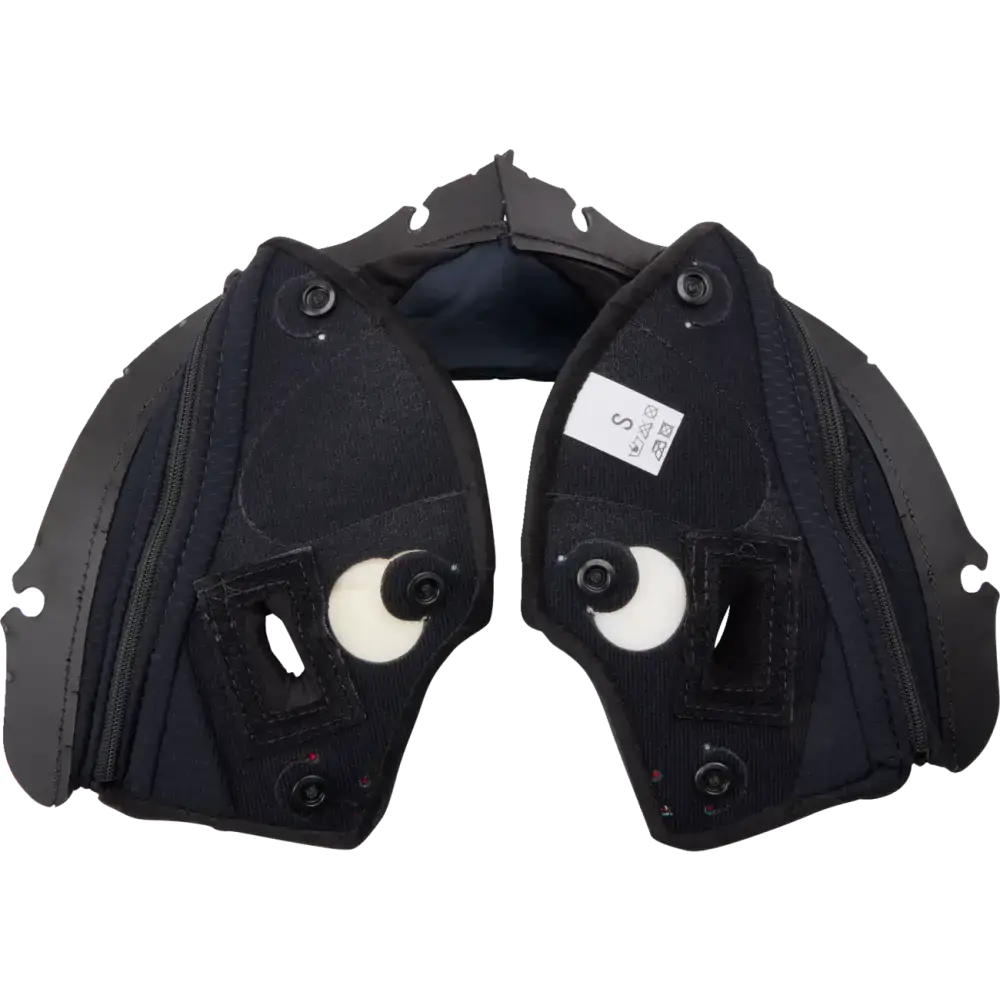 AGV Pista GP RR Cheek Pads - Black/Red - Large 20KIT60301001LG