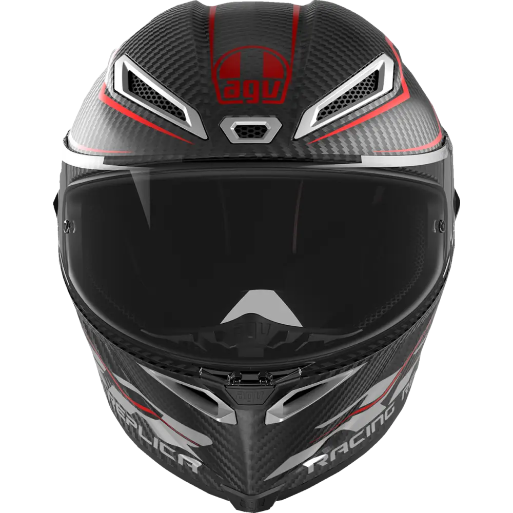 AGV Pista GP RR Helmet - Intrepido - Matte Carbon/Black/Red