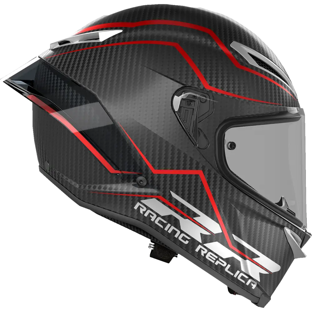 AGV Pista GP RR Helmet - Intrepido - Matte Carbon/Black/Red