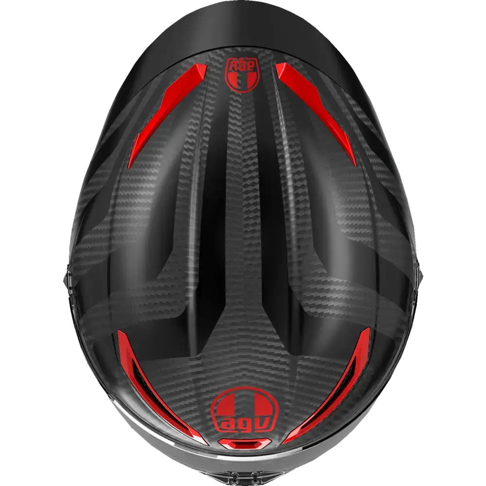 AGV Pista GP RR Helmet - Intrepido - Matte Carbon/Black/Red - Small 2118356002-019-S