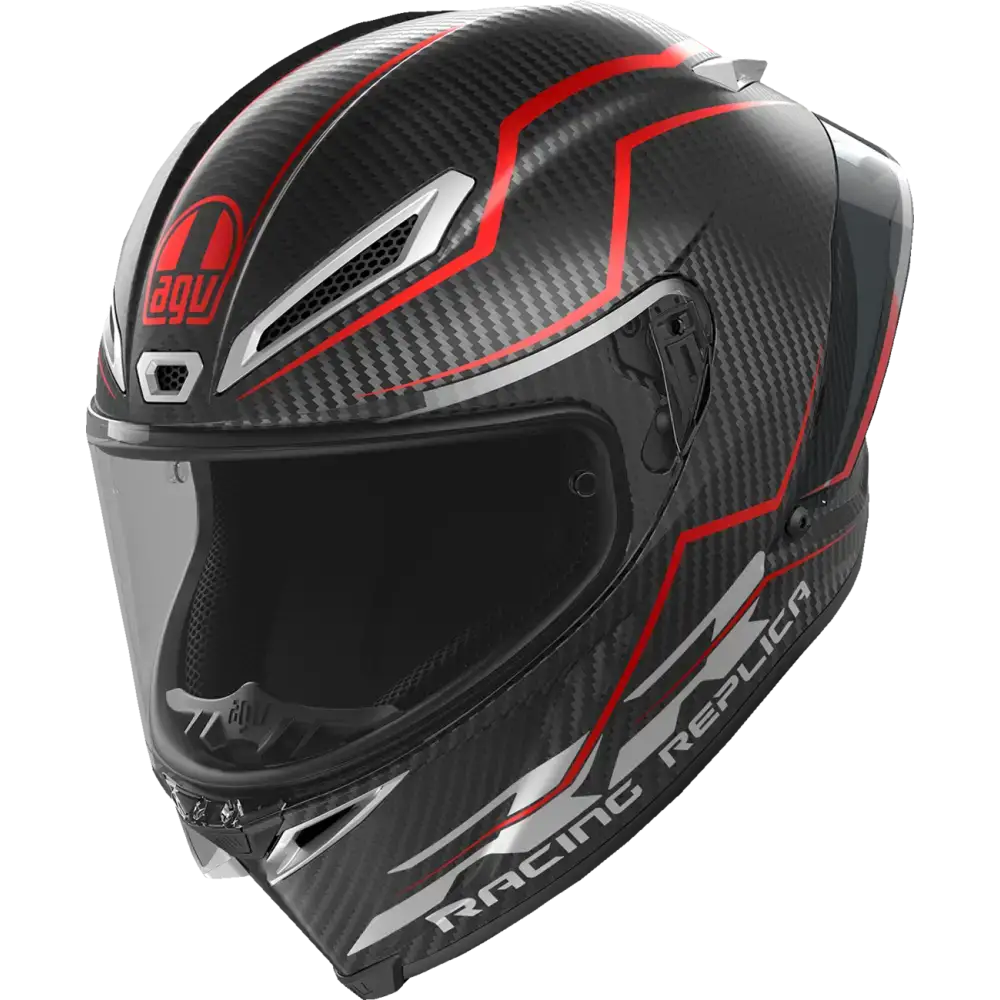 AGV Pista GP RR Helmet - Intrepido - Matte Carbon/Black/Red - Small 2118356002-019-S