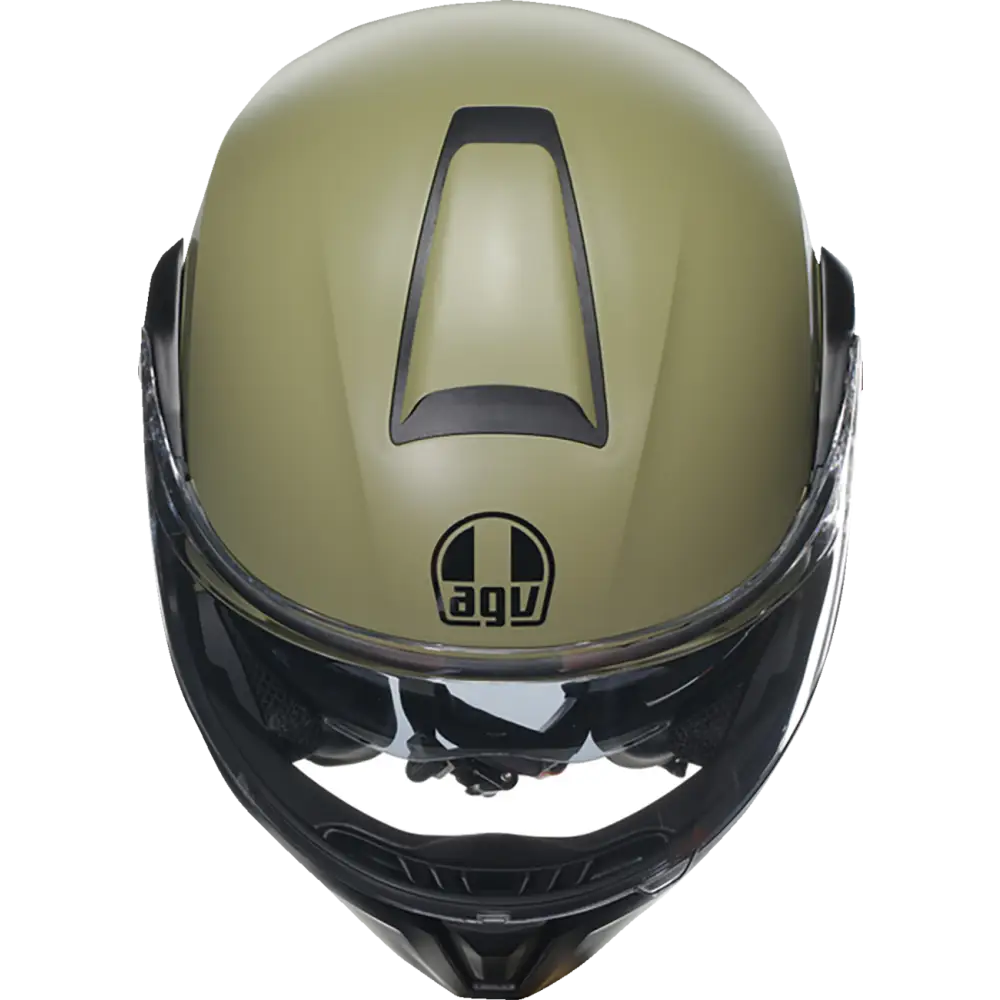 AGV Streetmodular Helmet - Mono - Matte Pastello Green/Black