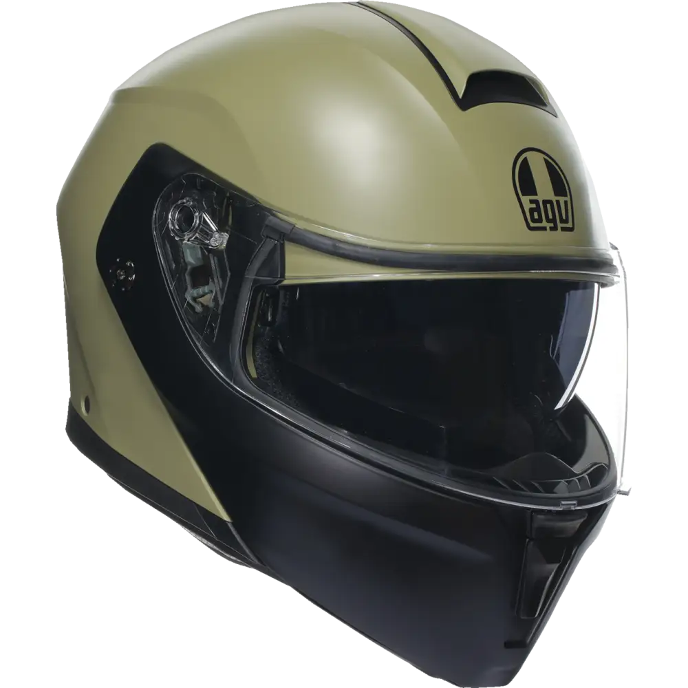 AGV Streetmodular Helmet - Mono - Matte Pastello Green/Black