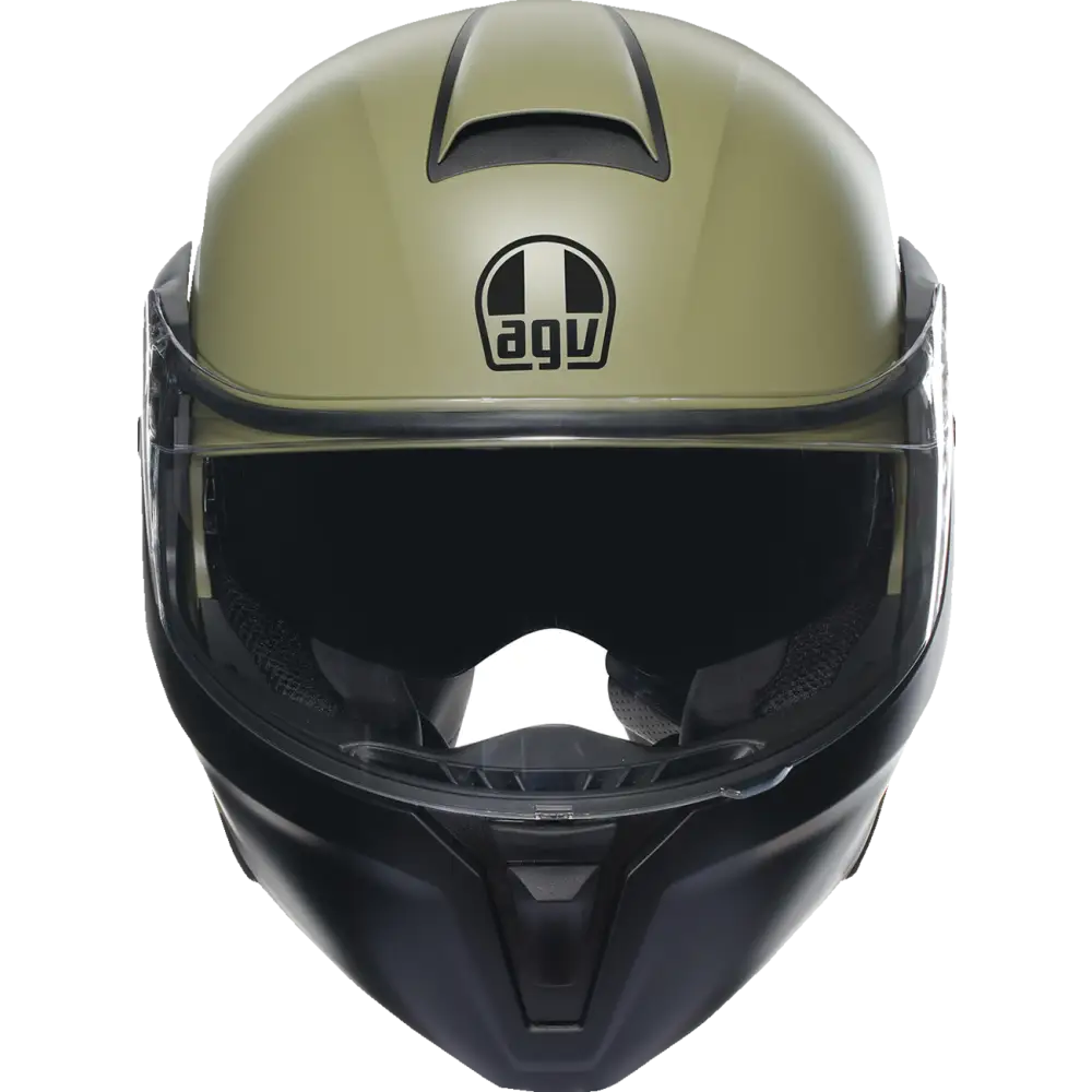 AGV Streetmodular Helmet - Mono - Matte Pastello Green/Black