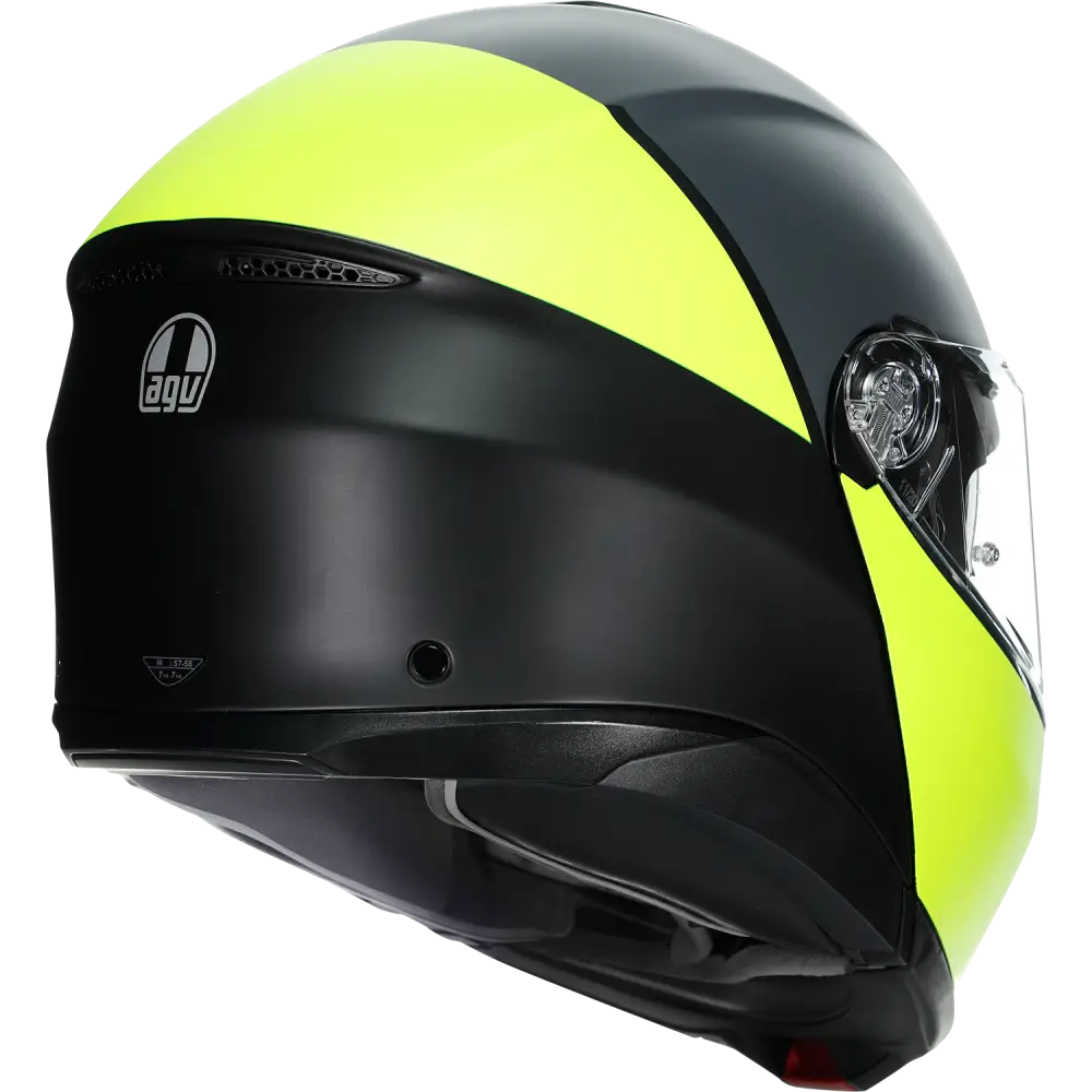 AGV Tourmodular Helmet - Balance - Black/Yellow Fluo/Gray - 2XL 211251F2OY00116