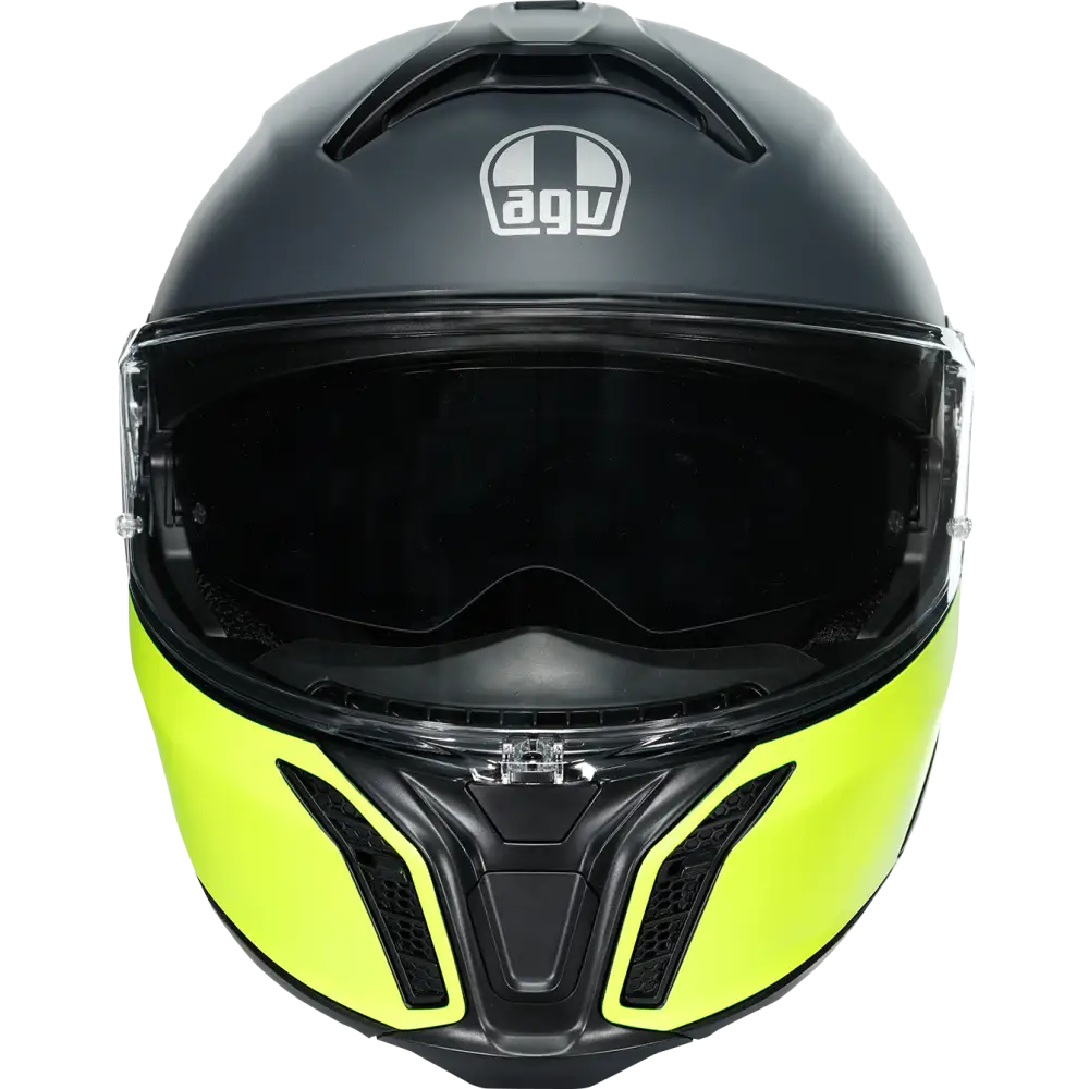 AGV Tourmodular Helmet - Balance - Black/Yellow Fluo/Gray - 2XL 211251F2OY00116