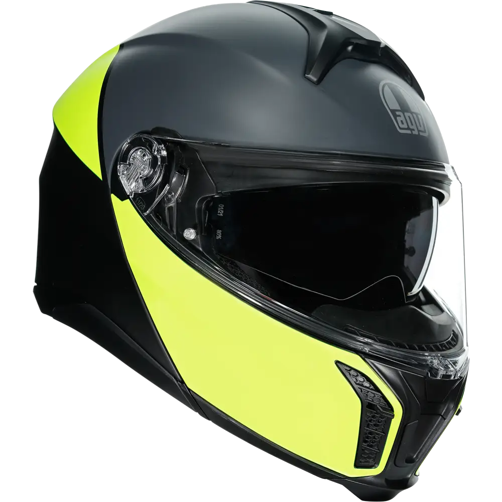 AGV Tourmodular Helmet - Balance - Black/Yellow Fluo/Gray - 2XL 211251F2OY00116