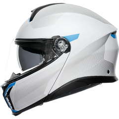 AGV Tourmodular Helmet - Frequency - Light Gray/Blue - Large 211251F2OY00614