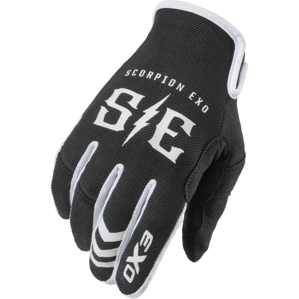 Air Stretch Gloves Charge Black/White 3x