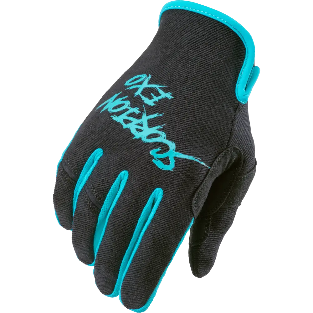 Air Stretch Gloves Grind Black/Teal Sm