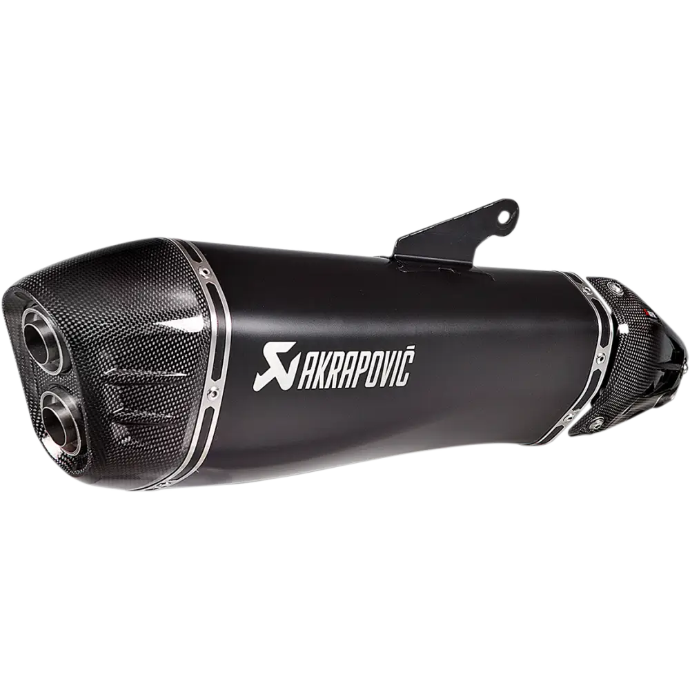 AKRAPOVIC Black Titanium Muffler - Ninja H2 SX S-K10SO21-HRAABL