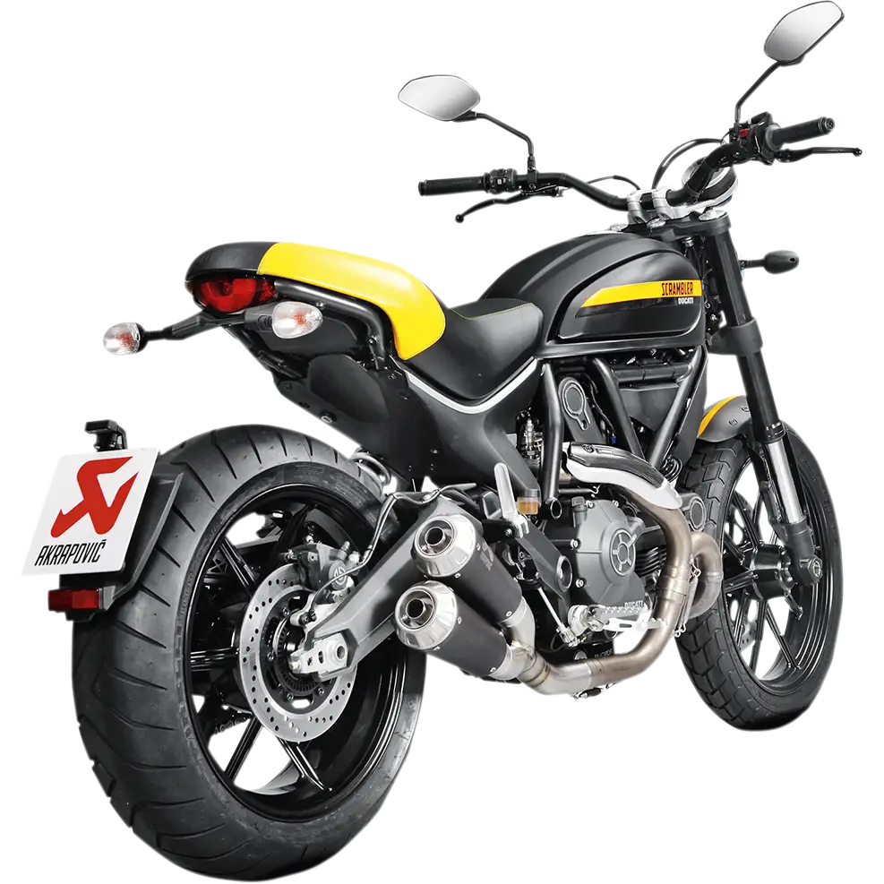 AKRAPOVIC Ducati Scrambler Titanium Muffler S-D8SO4-CUBTBL/1