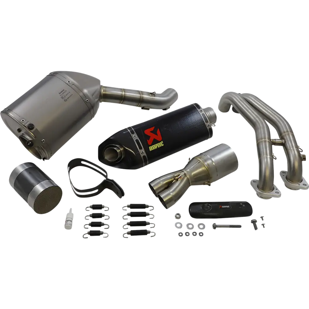 AKRAPOVIC Racing Line Complete Exhaust - Carbon Fiber S-A6R4-HAPC