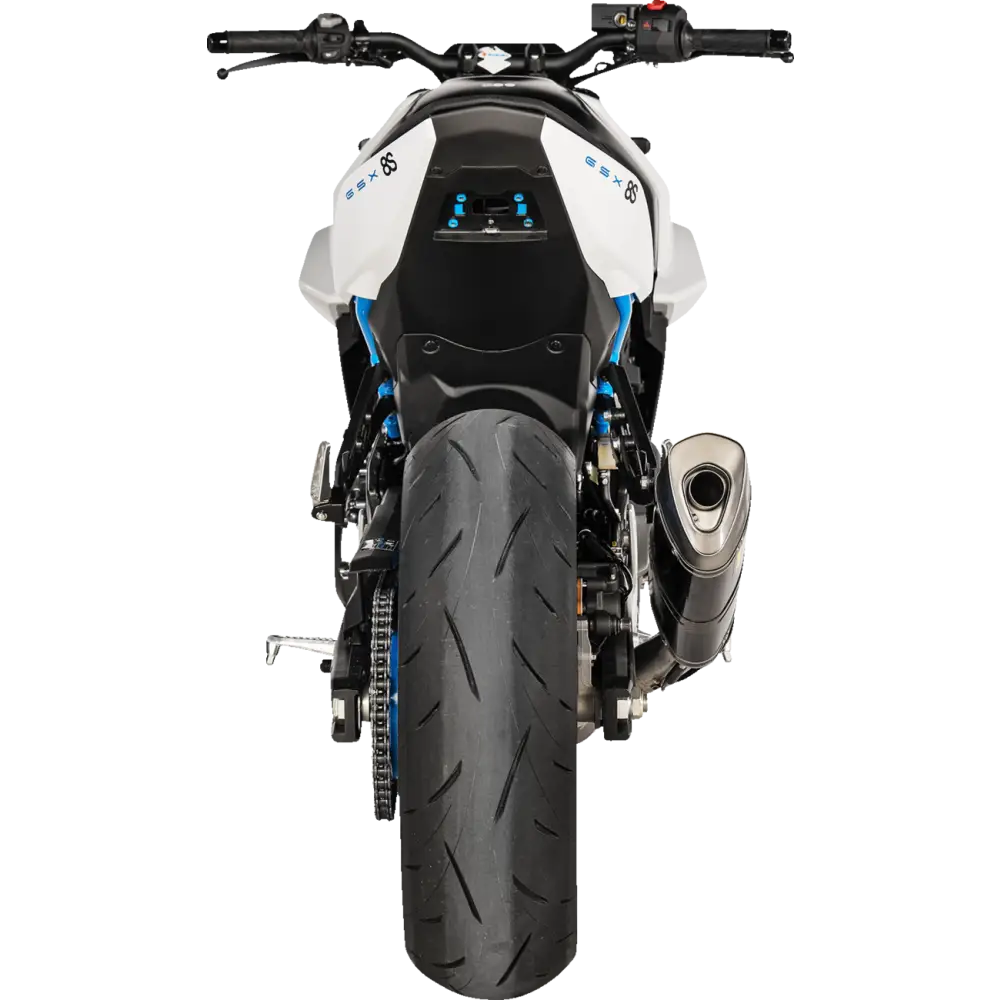 AKRAPOVIC Racing Line Exhaust System for Suzuki GSX-8S & GSX-8R * Carbon Fiber, Part S-S8R2-EEC