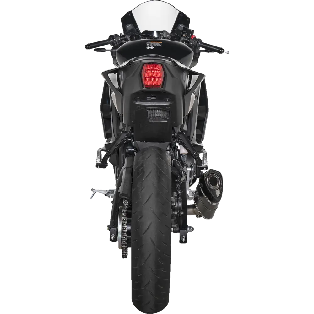 AKRAPOVIC Racing Line Exhaust System for Yamaha R3 & MT-03 - Carbon Fiber - Part S-Y3R3-APC