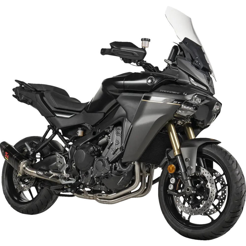 AKRAPOVIC Racing Line Exhaust System for Yamaha Tracer 9 - Carbon Fiber, Part S-Y9R20-APC