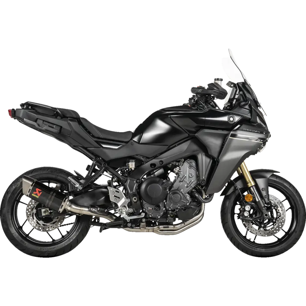 AKRAPOVIC Racing Line Exhaust System for Yamaha Tracer 9 - Carbon Fiber, Part S-Y9R20-APC