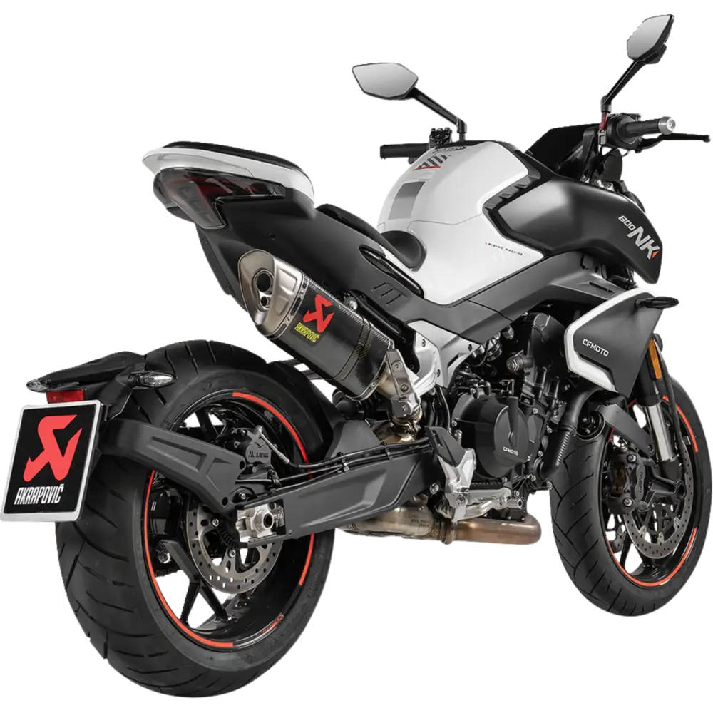 AKRAPOVIC Slip-On Line Muffler - Carbon Fiber - CF Moto 800NK S-CF8SO1-HAPLC