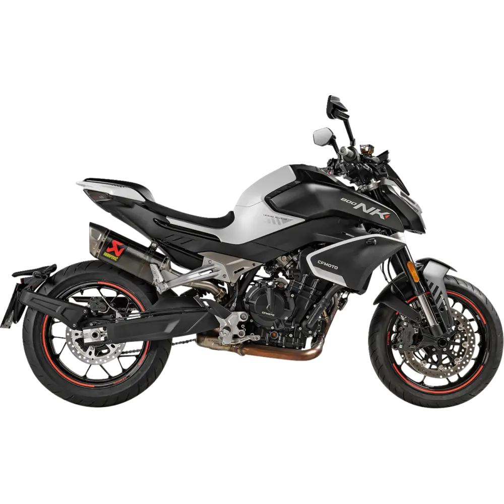 AKRAPOVIC Slip-On Line Muffler - Carbon Fiber - CF Moto 800NK S-CF8SO1-HAPLC