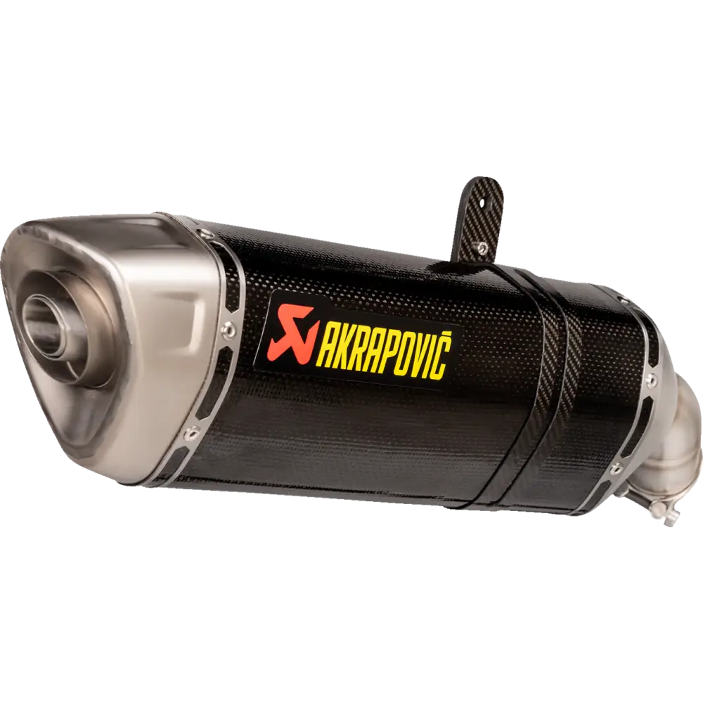 AKRAPOVIC Slip-On Line Muffler - Carbon Fiber/Titanium S-K4SO8-HRC