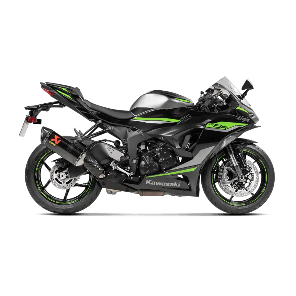 AKRAPOVIC Slip-On Line Muffler - Carbon Fiber - ZX-6R S-K6SO7-HZC/3