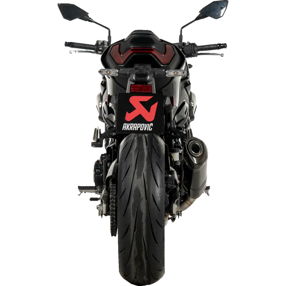 AKRAPOVIC Slip-On Line Muffler for Kawasaki Z900 S-K9SO11-HZC with Carbon Fiber Finish