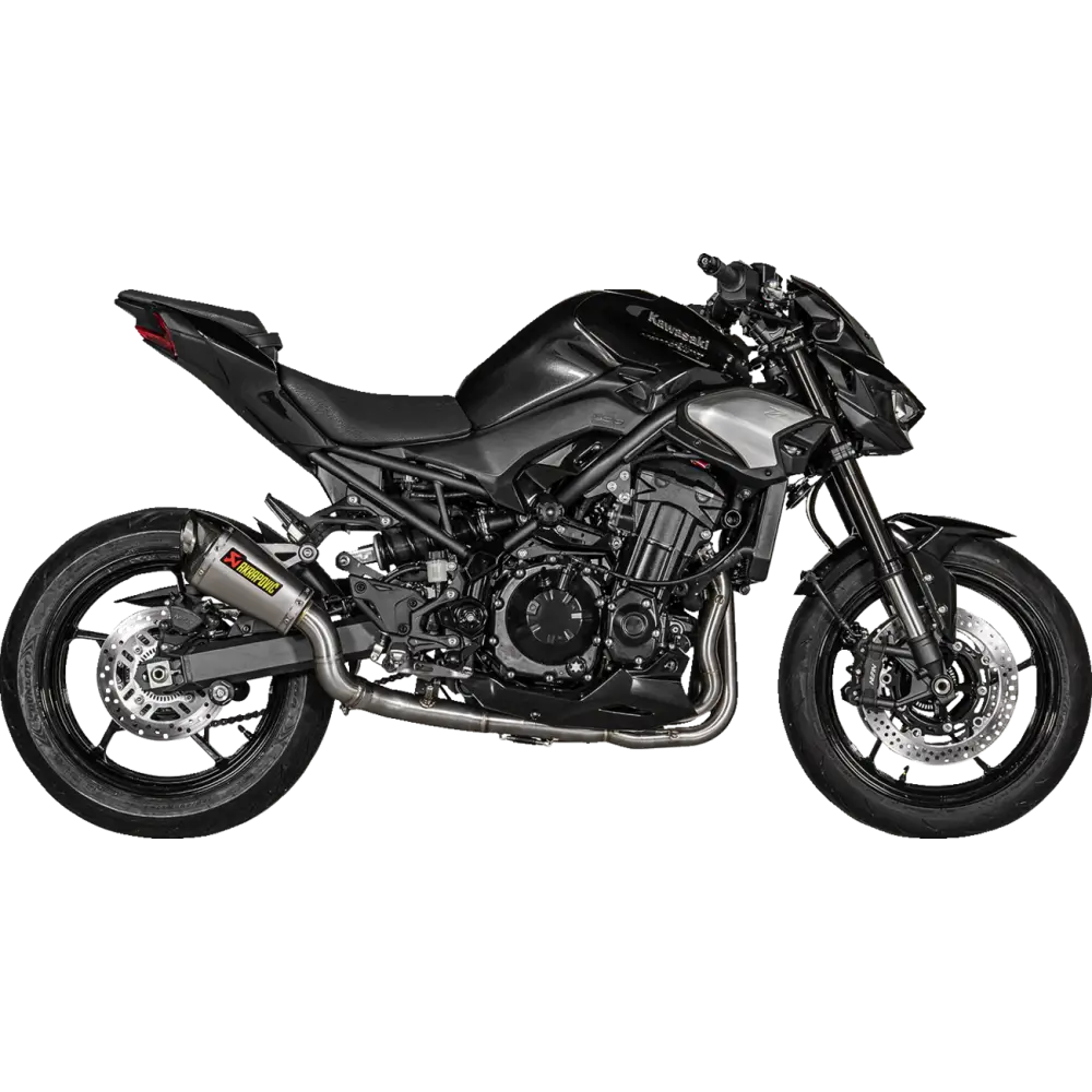 AKRAPOVIC Slip-On Line Muffler for Kawasaki Z900 - Titanium - Part S-K9SO12-ASZT