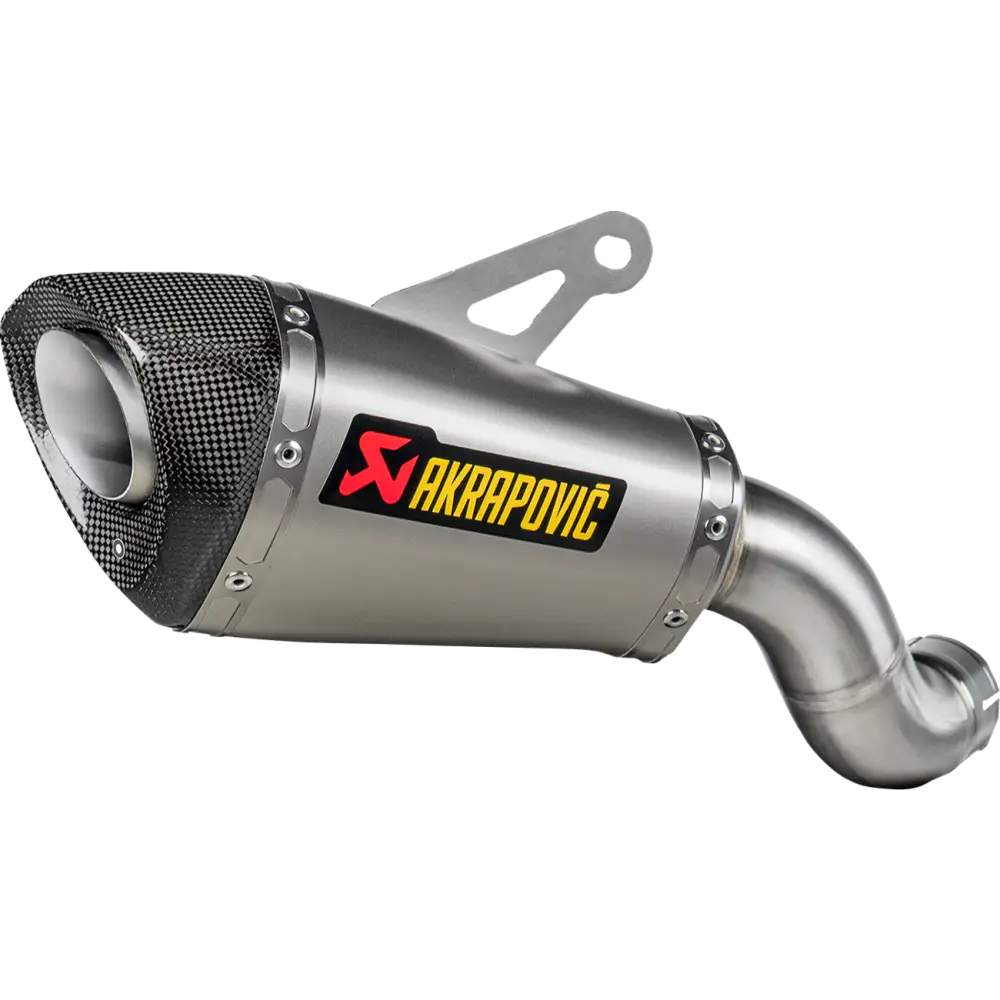 AKRAPOVIC Slip-On Line Muffler for Kawasaki Z900 - Titanium - Part S-K9SO12-ASZT