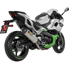 AKRAPOVIC Slip-On Line Muffler - Titanium - Ninja 7/Z7 Hybrid S-K4SO9-HRT