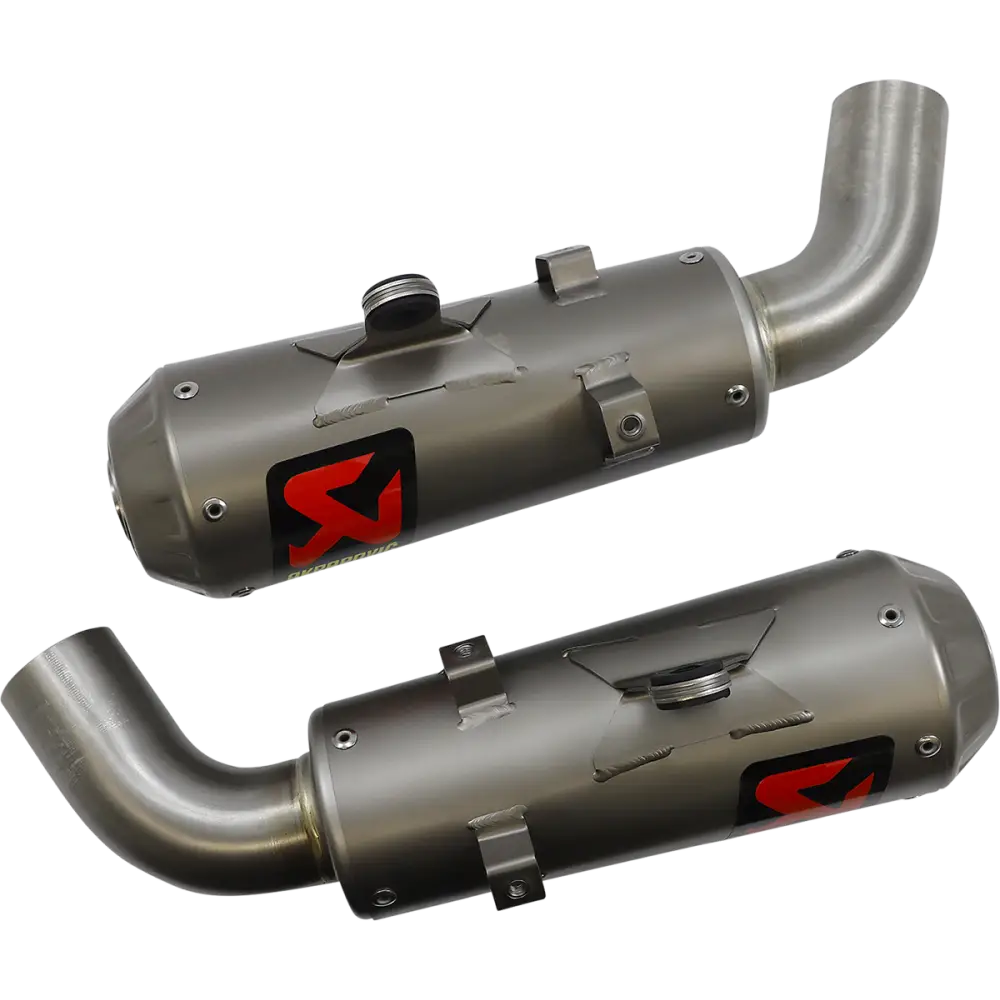 AKRAPOVIC Slip-On Line Titanium Muffler - Hypermotard 950 S-D9SO15-HCBT