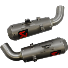 AKRAPOVIC Slip-On Line Titanium Muffler - Hypermotard 950 S-D9SO15-HCBT