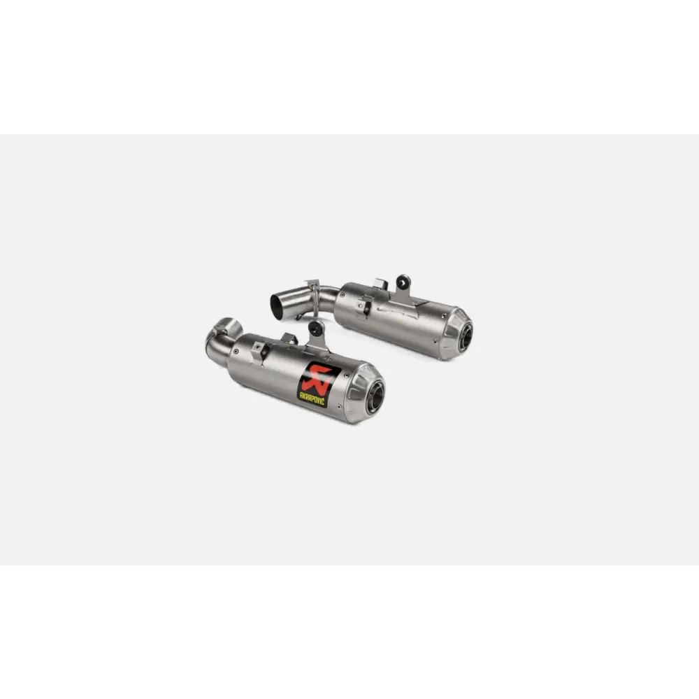 Akrapovič Slip-On Line Titanium Muffler S-D9SO15-HCBT for Ducati Hypermotard 950/SP/RVE 2019–2025 - E X Haust Group