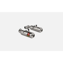 Akrapovič Slip-On Line Titanium Muffler S-D9SO15-HCBT for Ducati Hypermotard 950/SP/RVE 2019–2025 - E X Haust Group