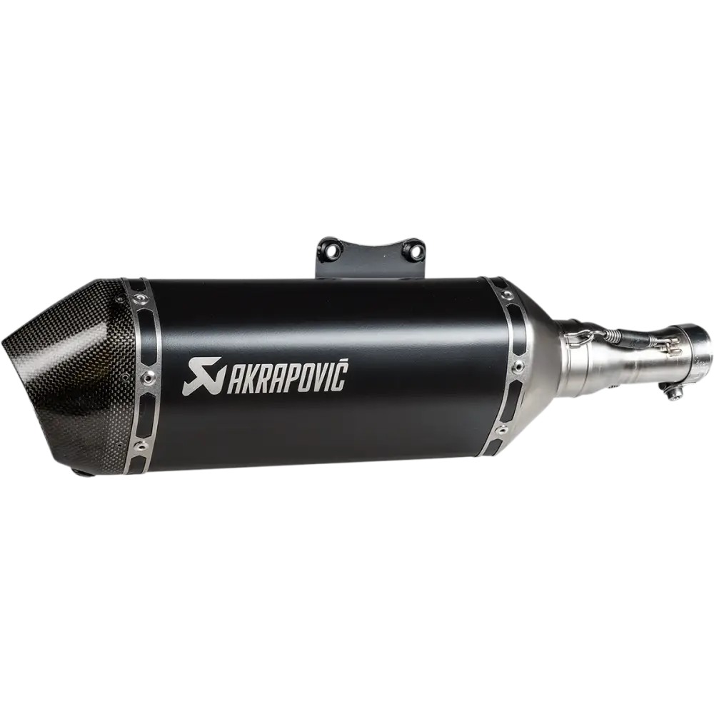 AKRAPOVIC Slip-On Scooter Muffler - Stainless Steel S-VE125SO3-HZBL