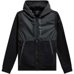 Aligned Hoodie Black/Black Lg