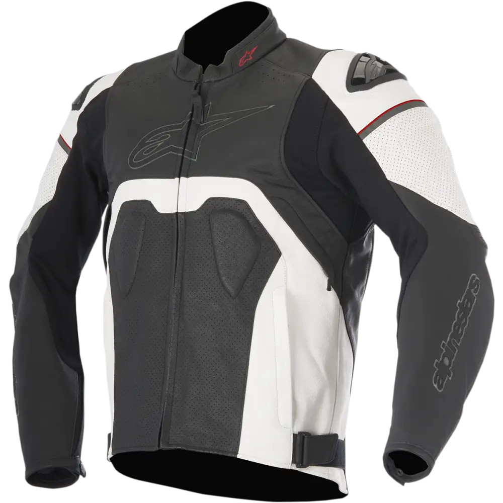 ALPINESTARS Core Airflow Leather Jacket - Black/White - US 40 / EU 50 3101416-12-50
