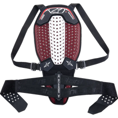 ALPINESTARS Nucleon Plasma Back Protector - Black/White/Red - Medium 6504325-123-M