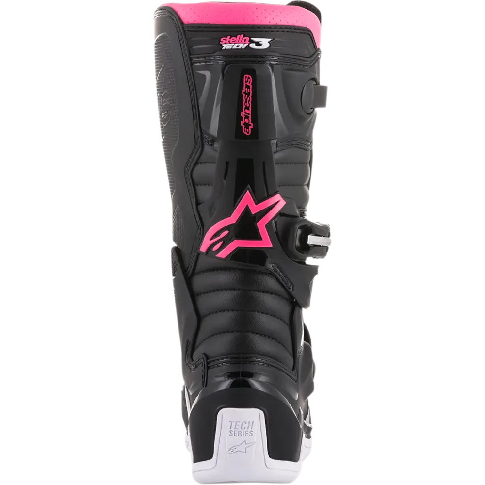 ALPINESTARS Stella Tech 3 Boots - Black/White/Pink - US 6 2013218-130-6
