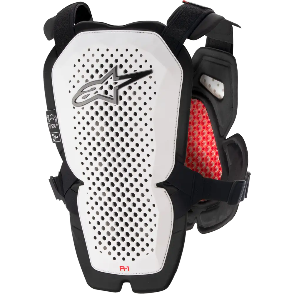 ALPINESTARS A-1 Pro Chest Guard - White/Black/Red - M/L 6700123213M/L