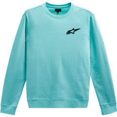 ALPINESTARS Ageless Crew Fleece - Aqua - Large 1232510207206L