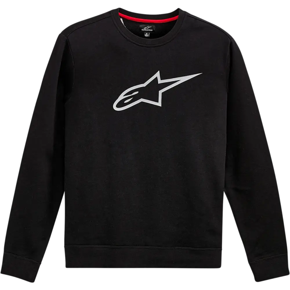 ALPINESTARS Ageless Crew Fleece - Black/Gray - 2XL 12125132210112X