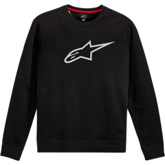 ALPINESTARS Ageless Crew Fleece - Black/Gray - 2XL 12125132210112X