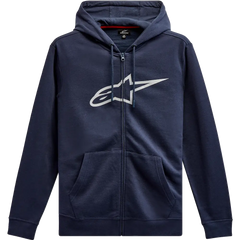 ALPINESTARS Ageless II Zip Hoodie - Navy/Gray - 2XL 10385305270112X