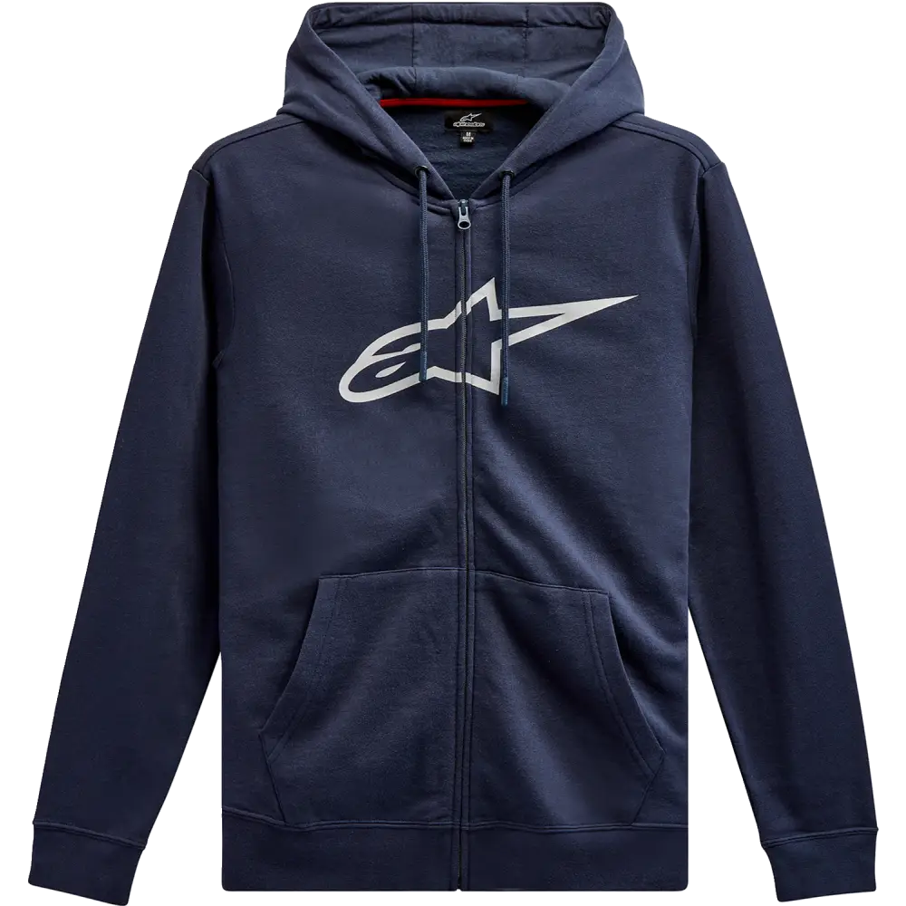 ALPINESTARS Ageless II Zip Hoodie - Navy/Gray - Large 1038530527011L
